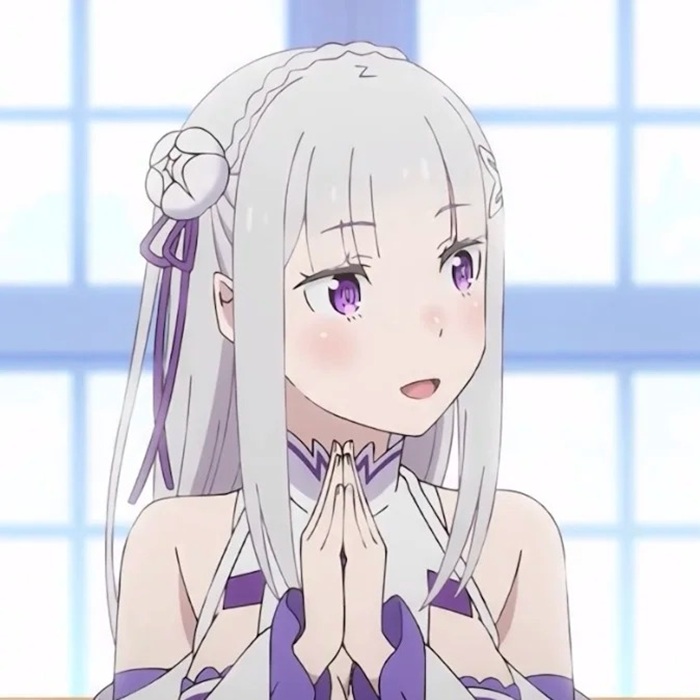 hình ảnh Emilia Re Zero đáng yêu