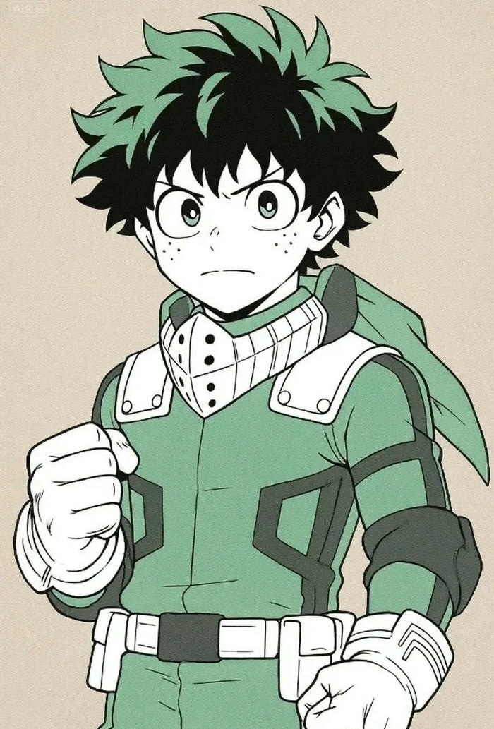 hinh anh Midoriya Izuku cute cực