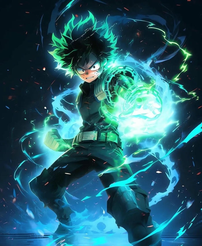 hình anh Midoriya Izuku ngầu