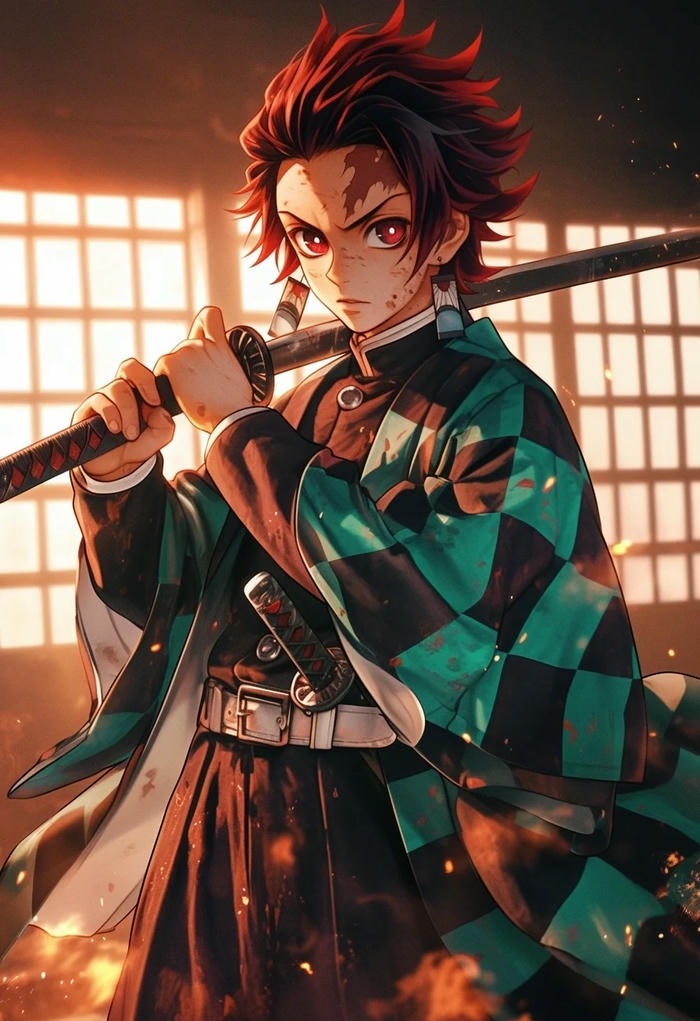 hinh anh Tanjiro Kamado chât