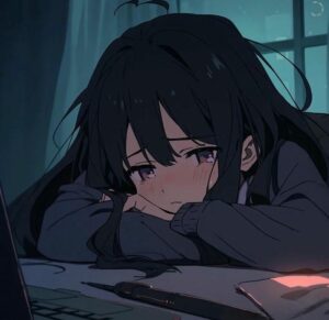 hình anh anime buồn