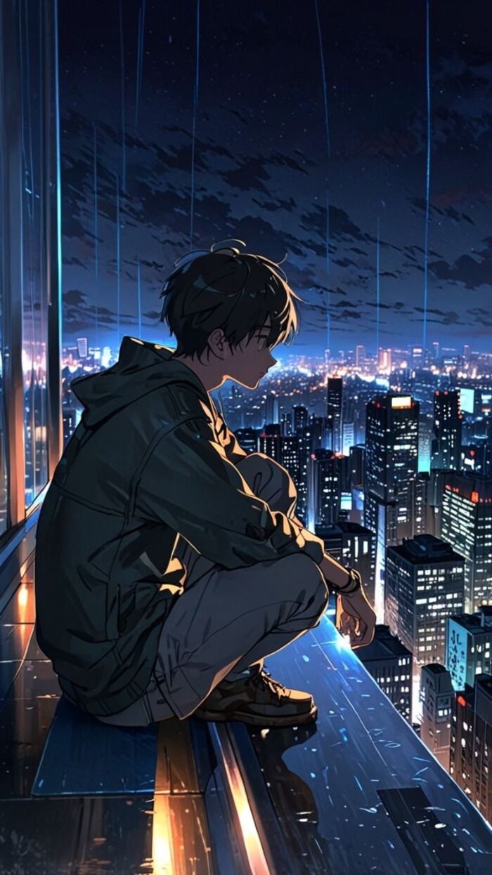 hình ảnh anime buồn ánh mắt vô hồn
