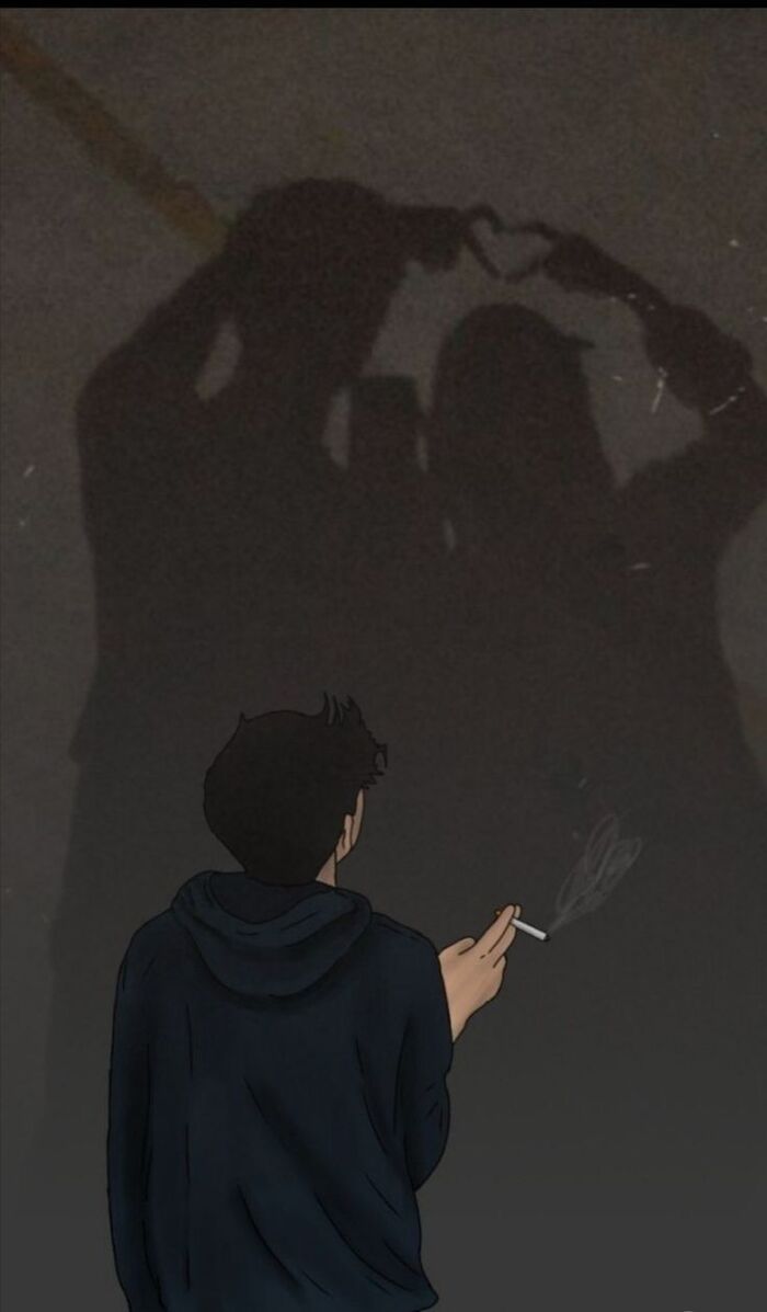 hình ảnh anime buồn vì yêu sai người