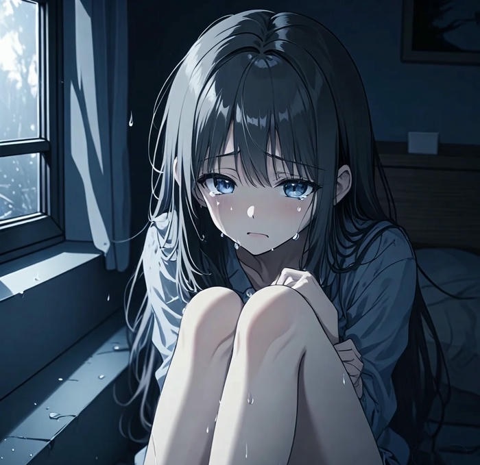 hinh anh anime cực buồn