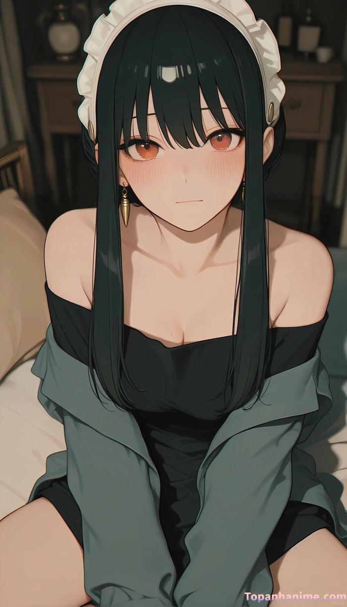 hình ảnh anime nữ quyến rũ sang trọng