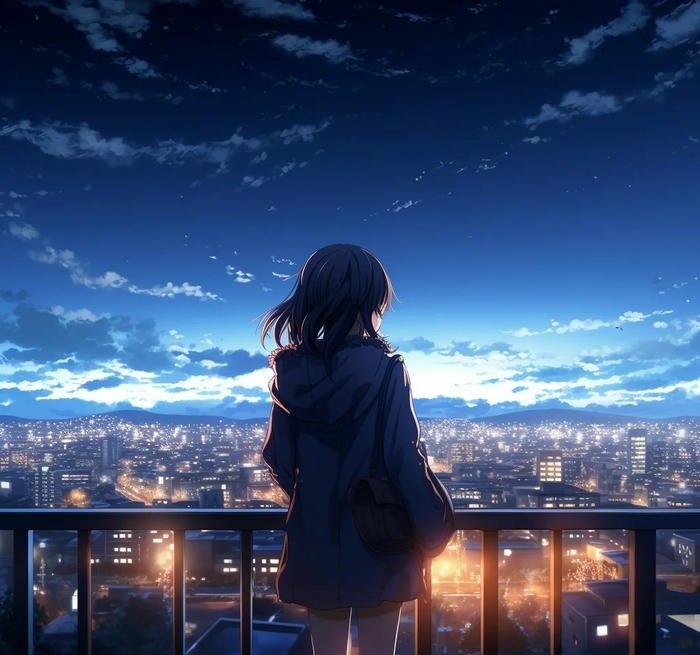 hinh anh anime siêu buồn