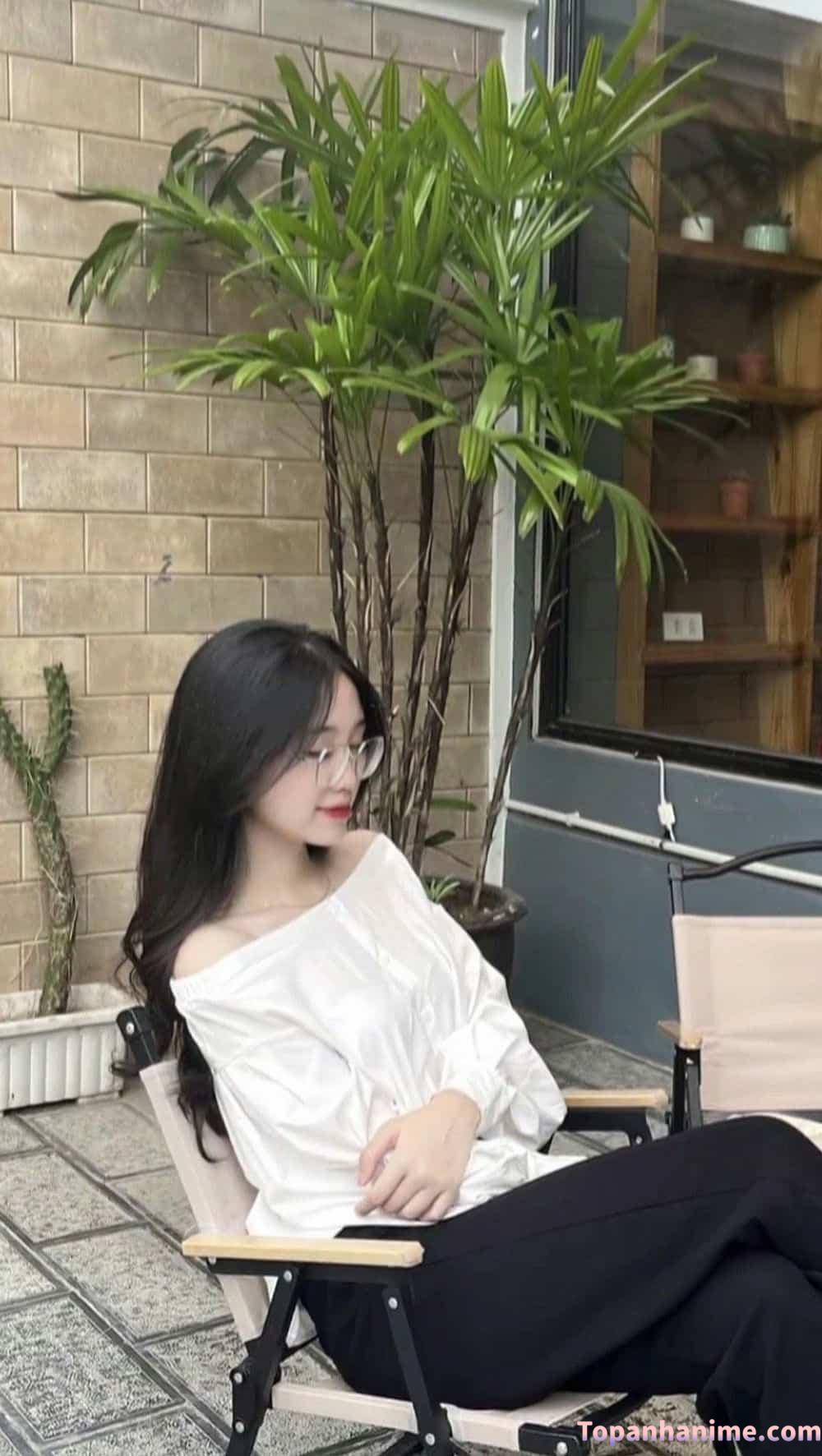 hình ảnh gái đeo kính