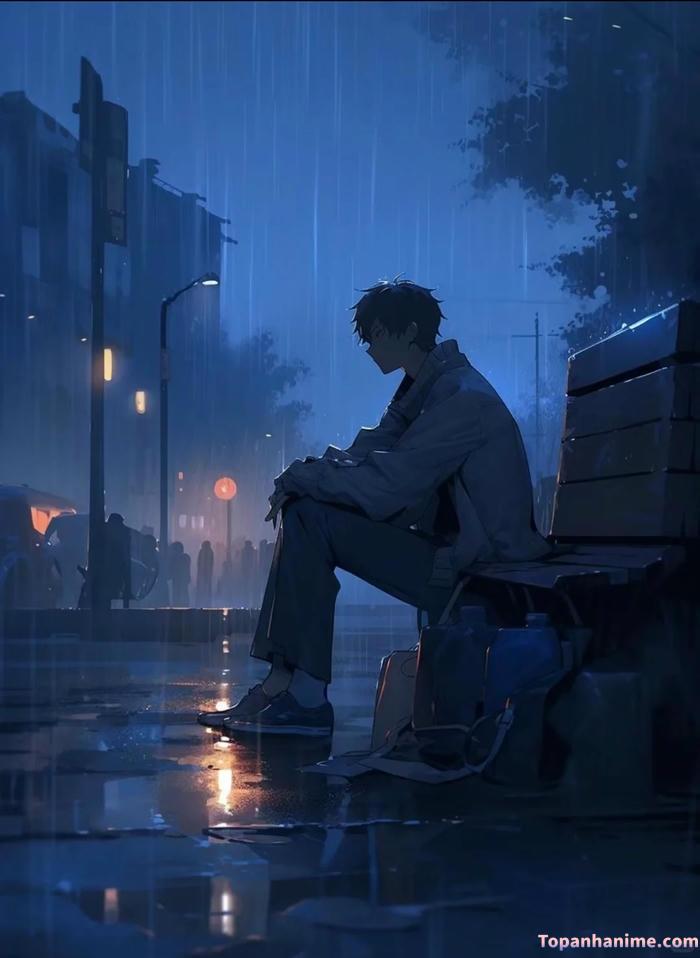 hình anime buồn nhớ người yêu cũ