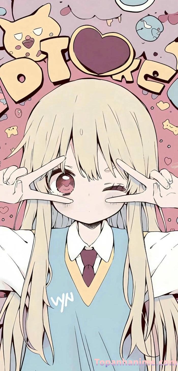 hình nền điện thoại anime nữ cute