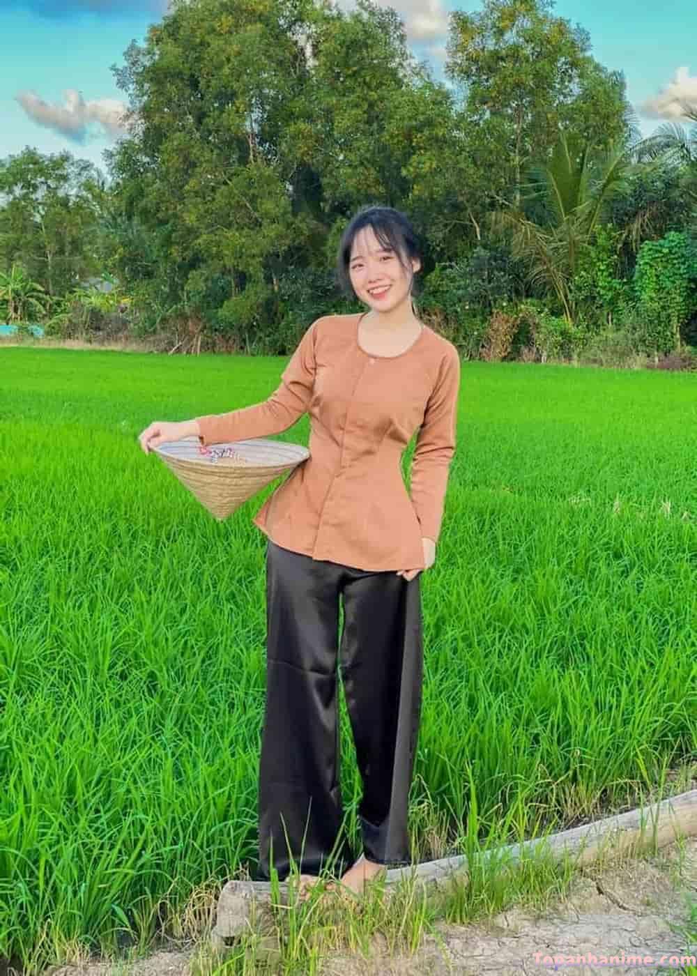 Ảnh gái quê hiền lành