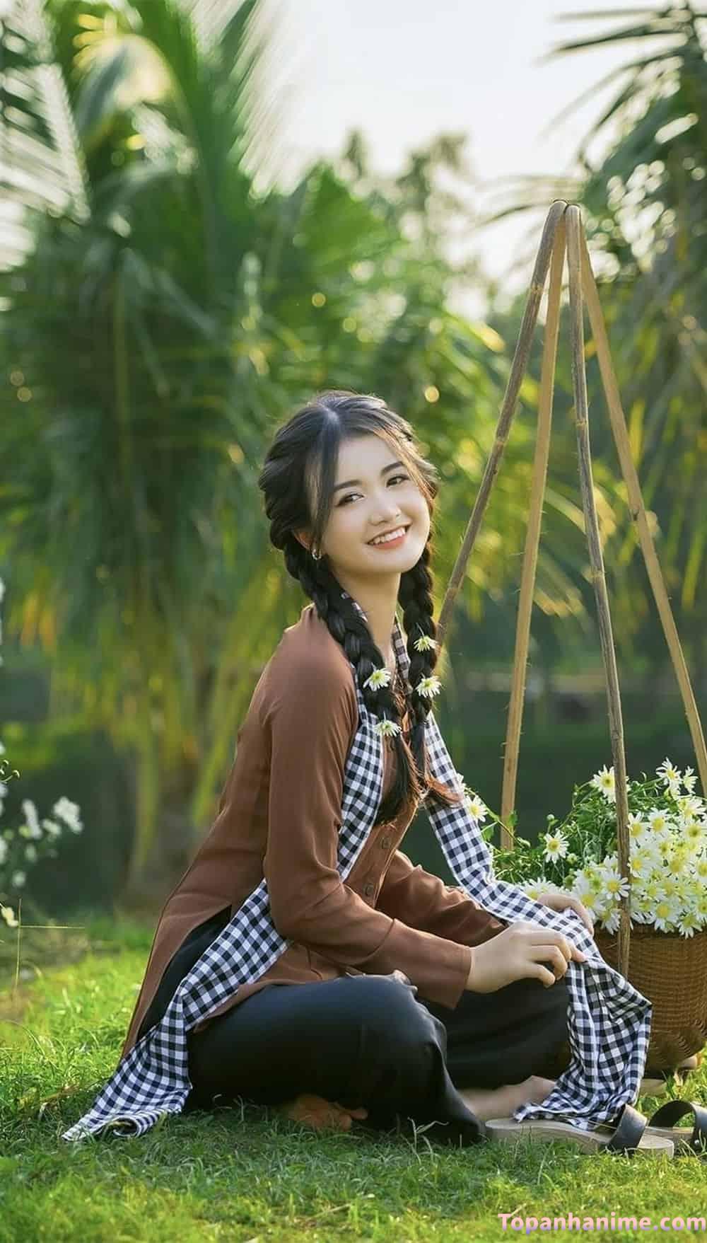 Ảnh gái quê nắng gió