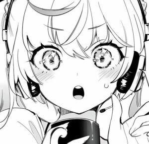 ảnh anime đen trắng nữ