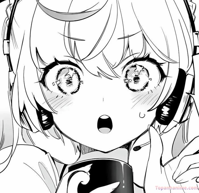 ảnh anime đen trắng nữ