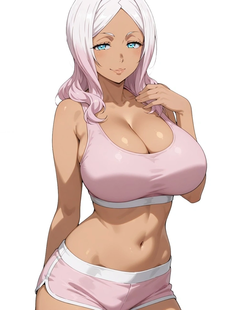 ảnh anime girl tóc trắng 14