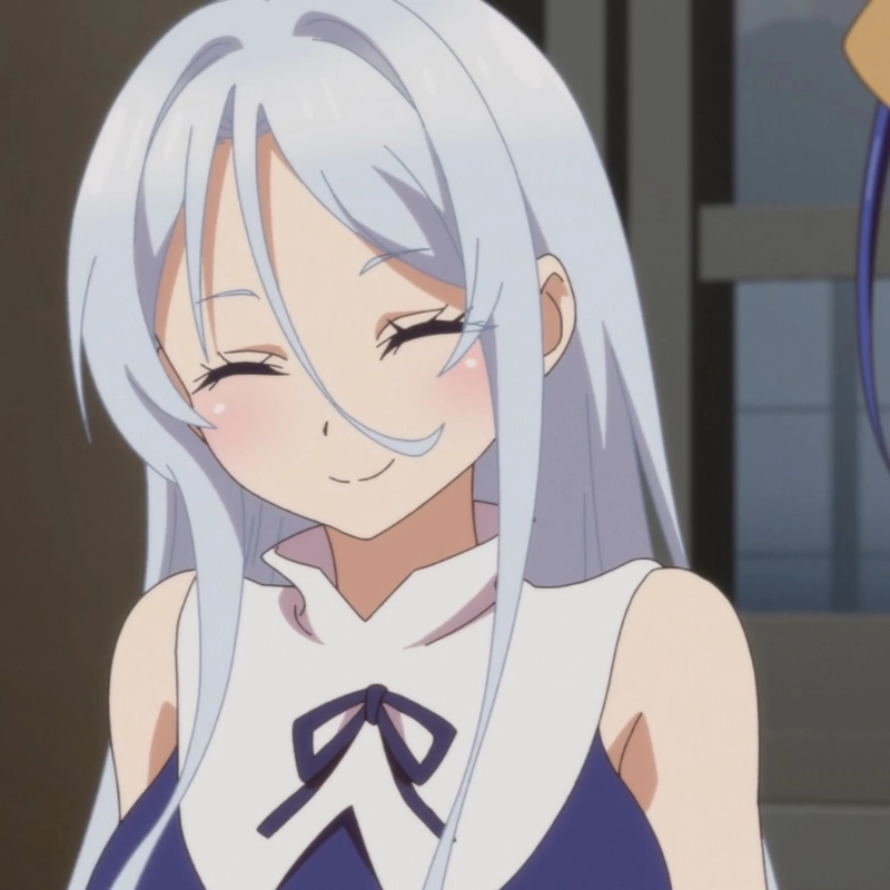 ảnh anime girl tóc trắng 3