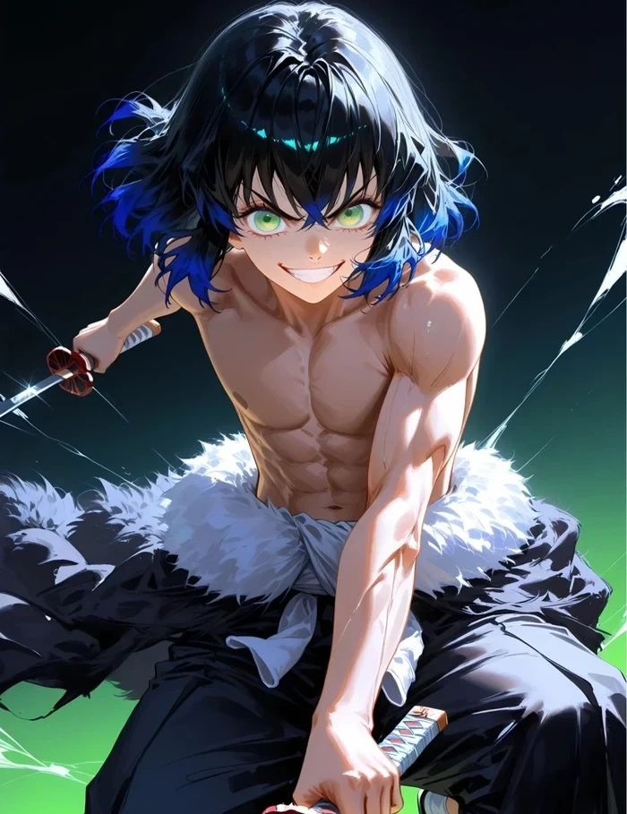 ảnh anime nam cầm kiếm katana 19
