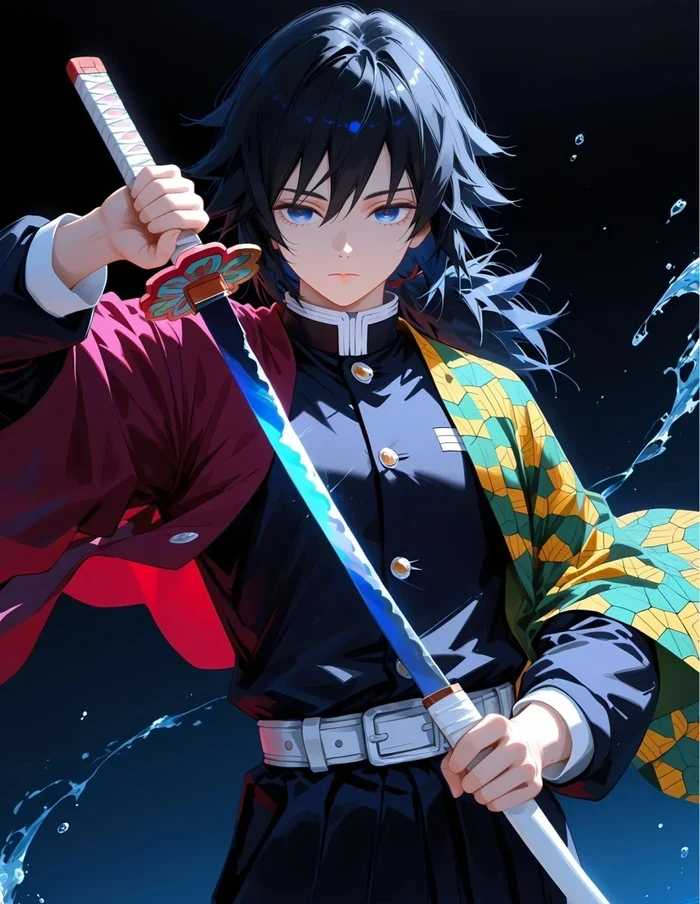 ảnh anime nam cầm kiếm katana 20
