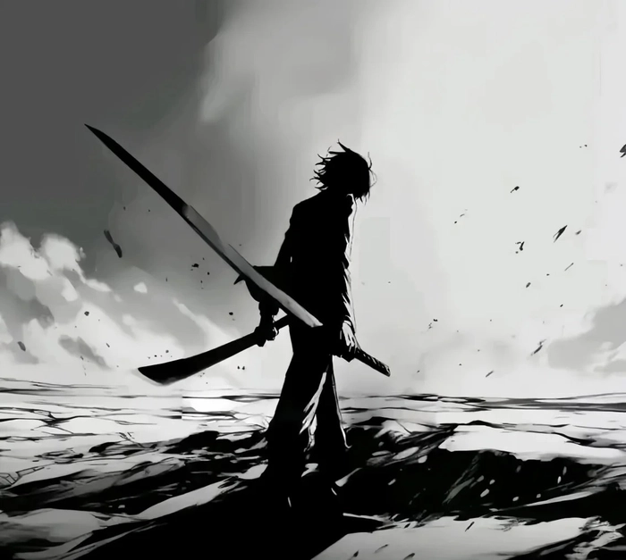 ảnh anime nam cầm kiếm katana 3