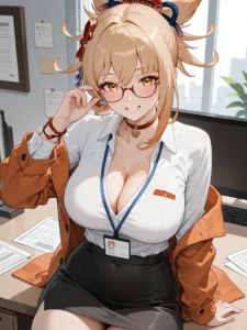 ảnh anime ngầu đeo kính