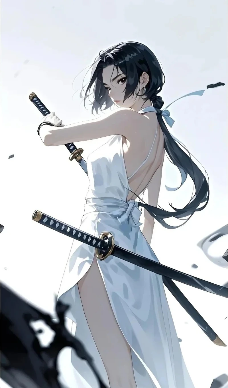 ảnh anime nữ cầm kiếm 19