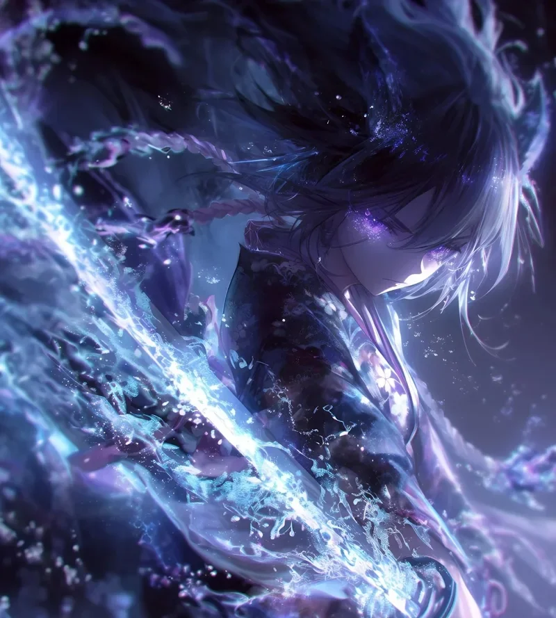 ảnh anime nữ cầm kiếm 5