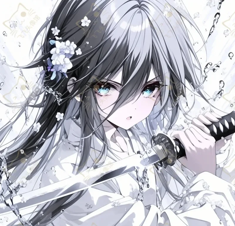 ảnh anime nữ cầm kiếm 7