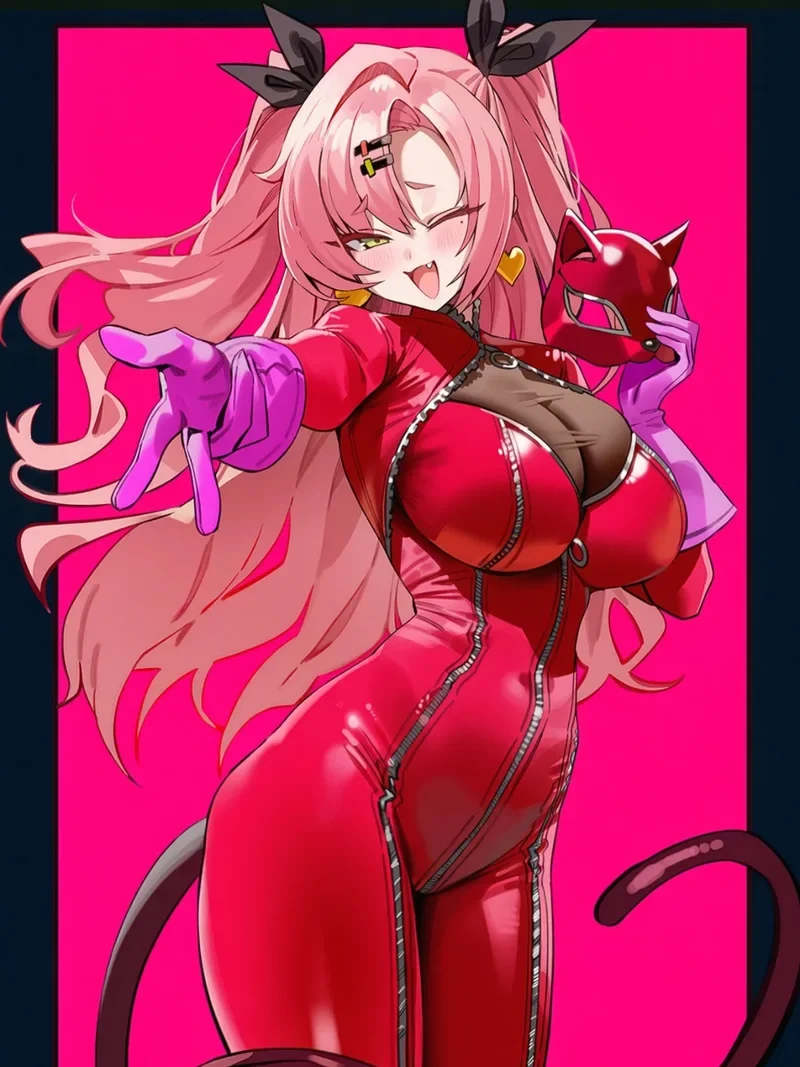ảnh anime nữ tóc hồng 16