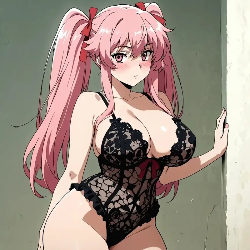 ảnh anime nữ tóc hồng 18