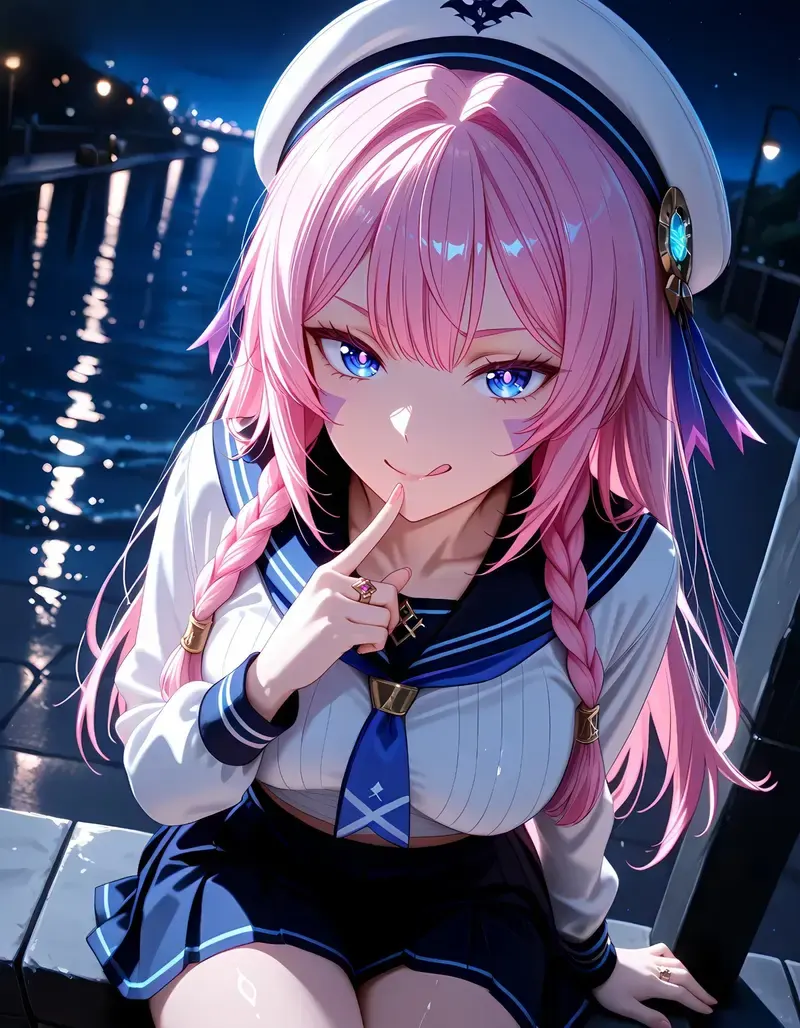 ảnh anime nữ tóc hồng 20