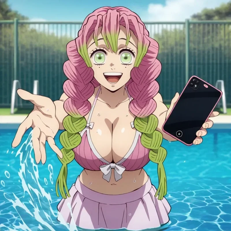 ảnh anime nữ tóc hồng 24