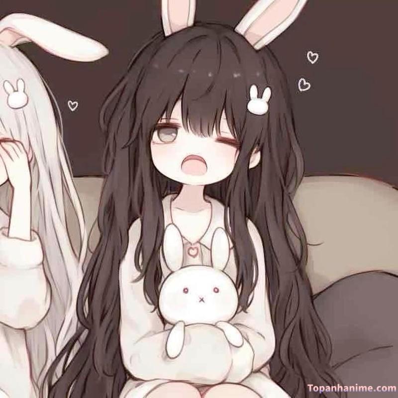 ảnh anime thỏ cute đáng iu