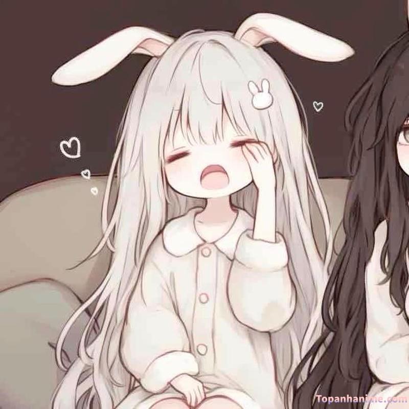 ảnh anime thỏ cute đáng yêu