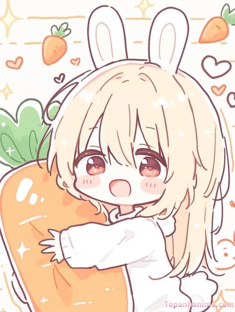 ảnh anime thỏ xinh iu