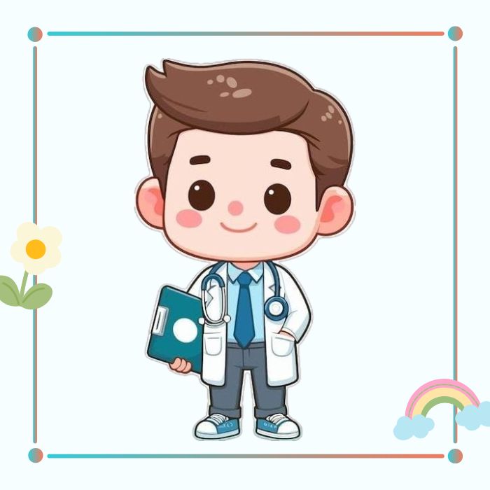 ảnh bác sĩ chibi nam cute