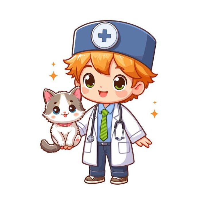 ảnh bác sĩ chibi nam dễ thương nhất