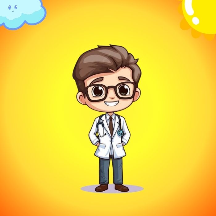 ảnh bác sĩ chibi nam đẹp xinh