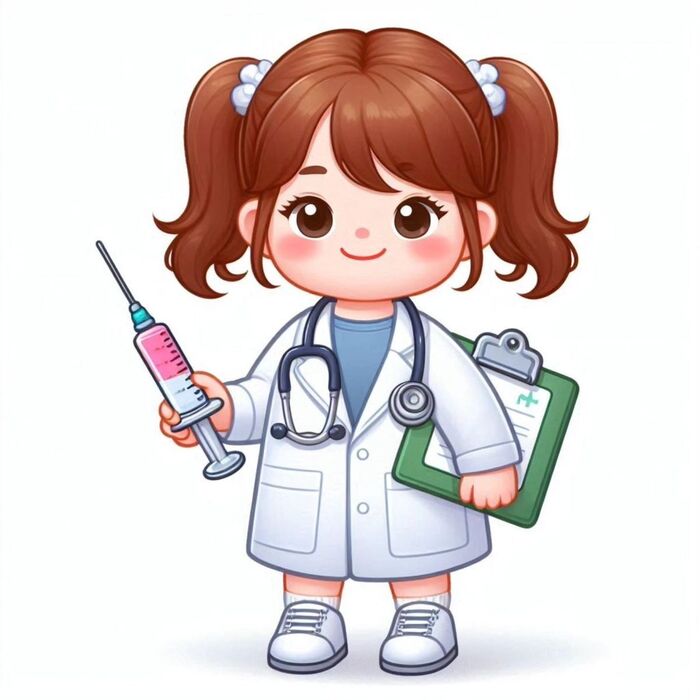 ảnh bác sĩ chibi xinh