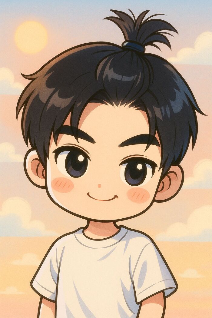 ảnh chibi bé trai cực đáng yêu