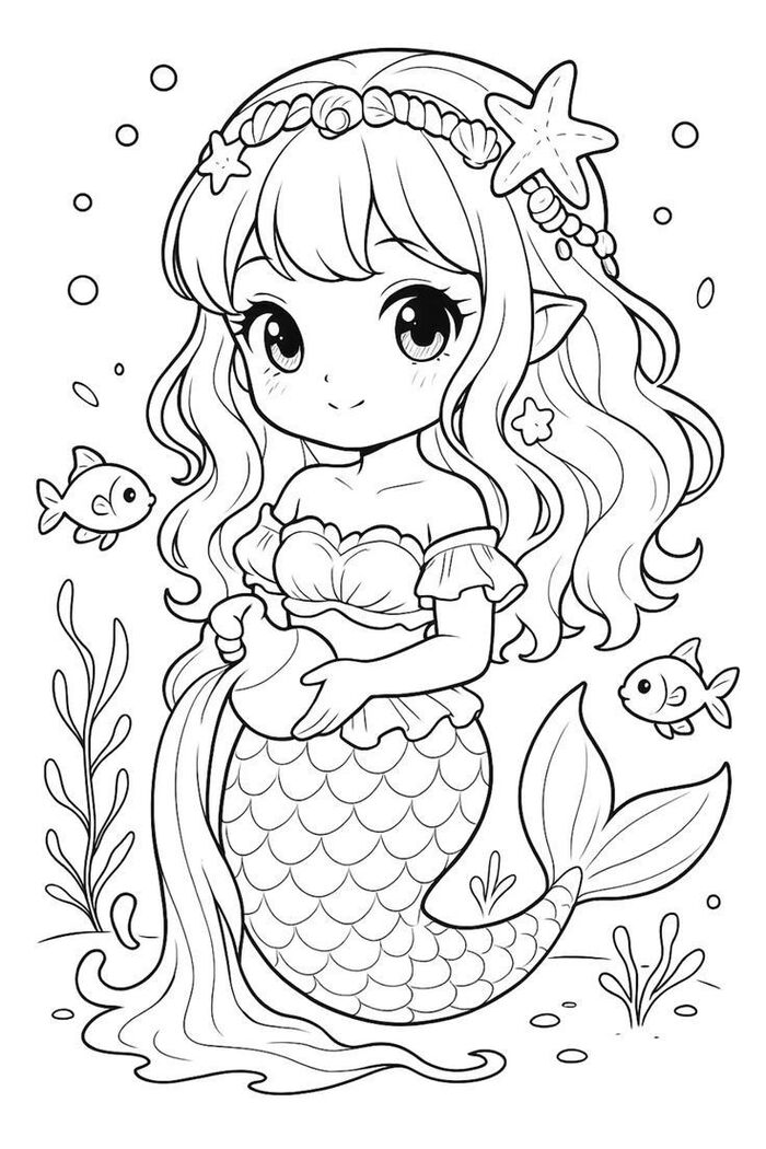 ảnh chibi không màu