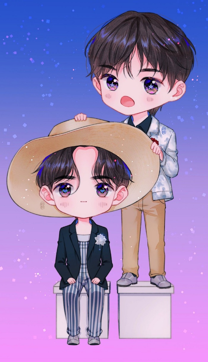 ảnh đam mỹ chibi 3d full