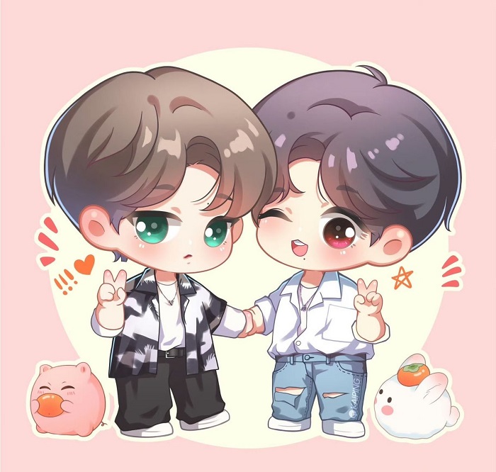 ảnh đam mỹ chibi hd full