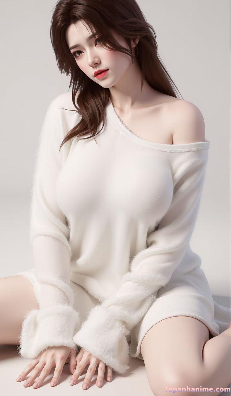 ảnh gái 3d hiện đại