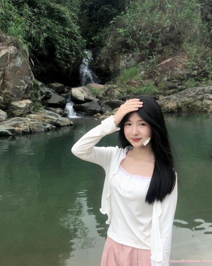 ảnh gái mặt mộc đáng yêu