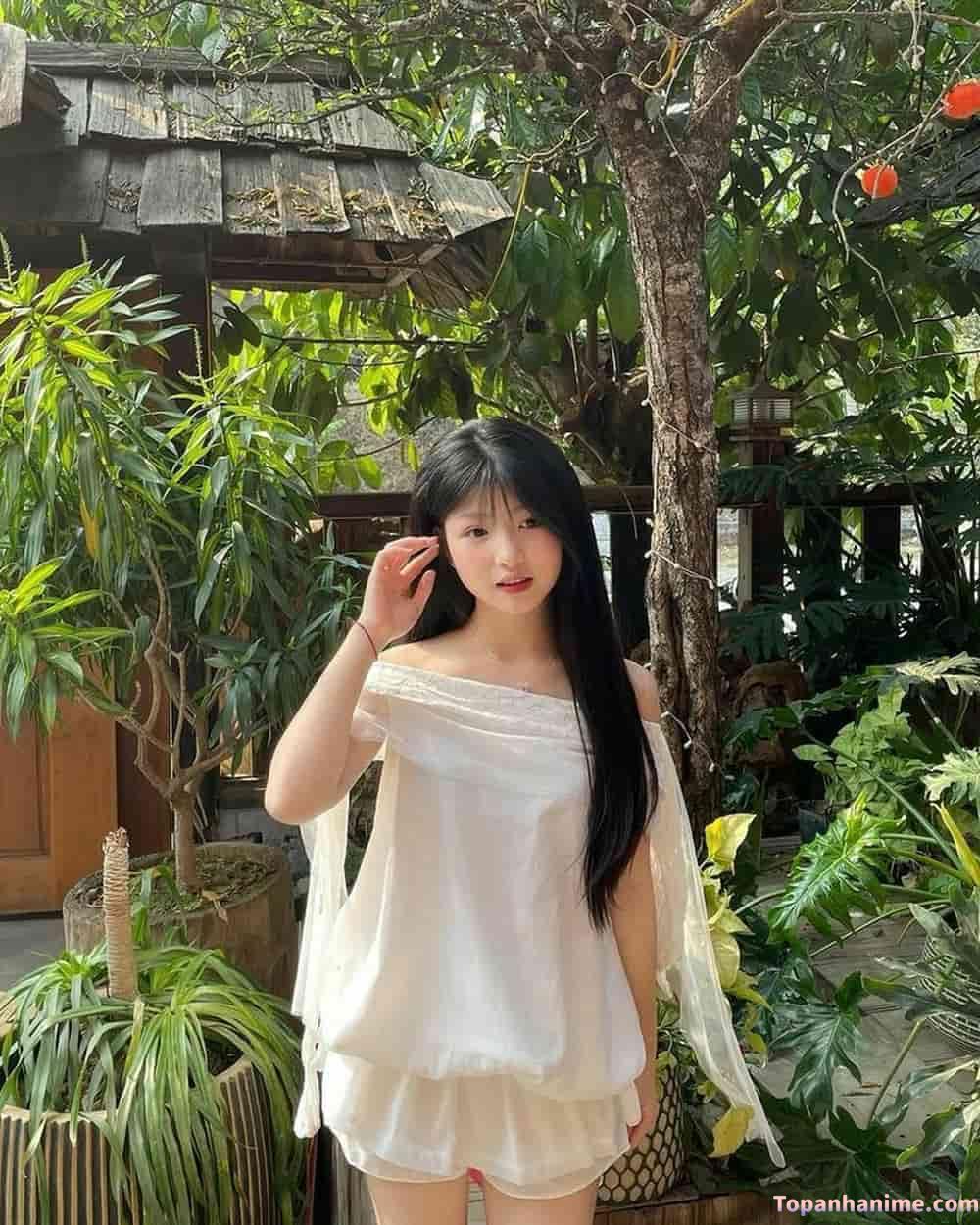 ảnh gái mặt mộc dễ thương