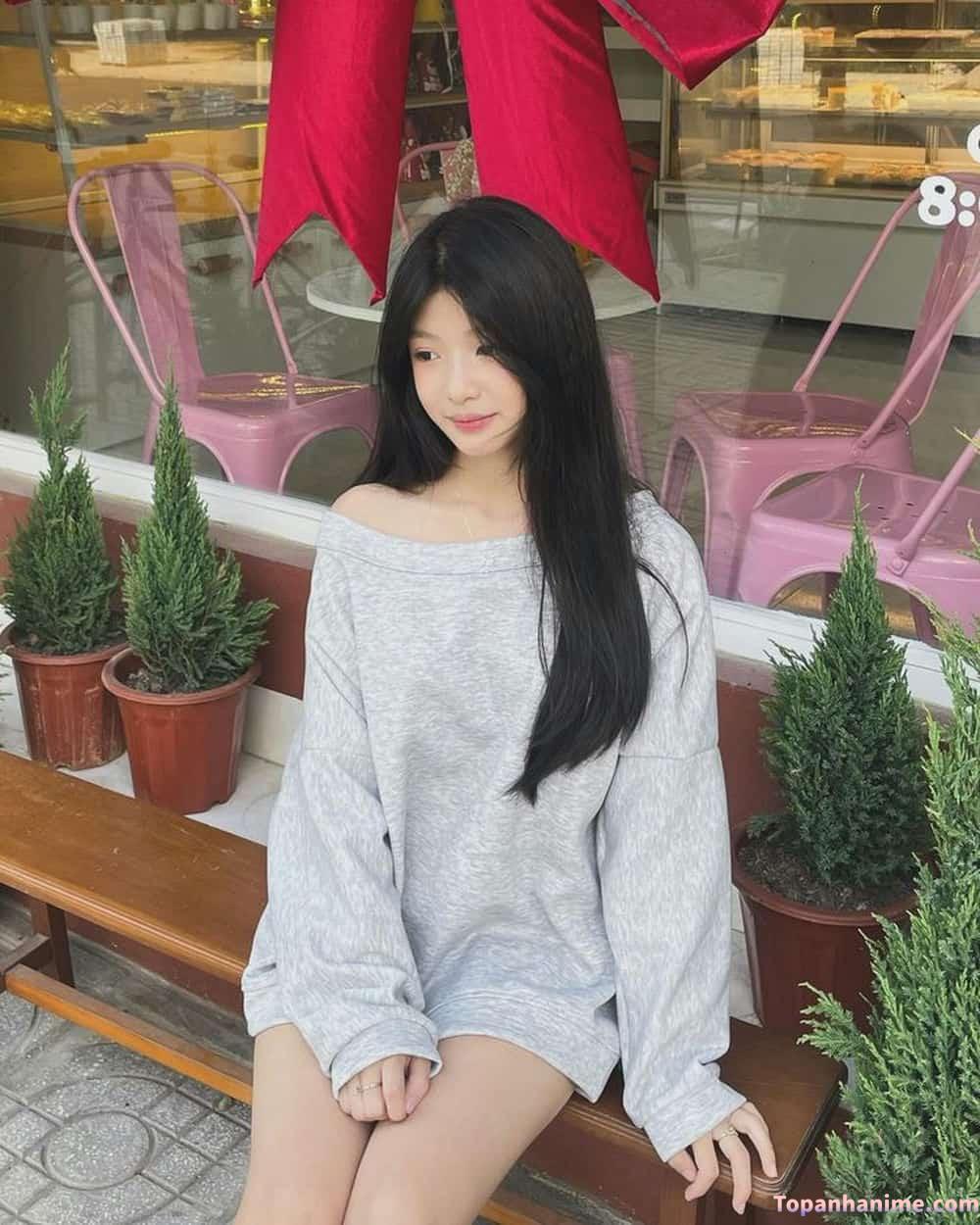 ảnh gái mặt mộc rạng rỡ