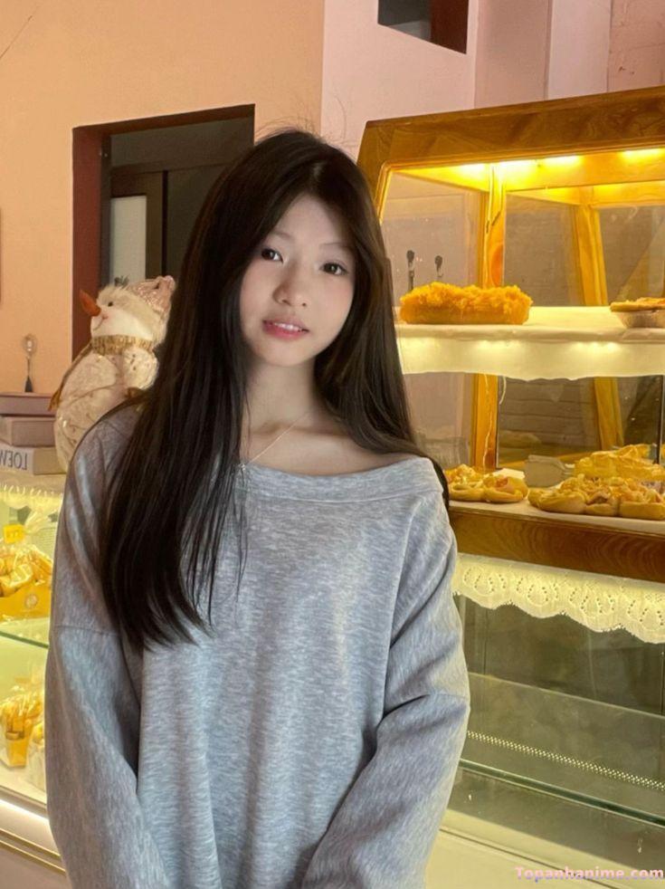 ảnh gái mặt mộc trong sáng