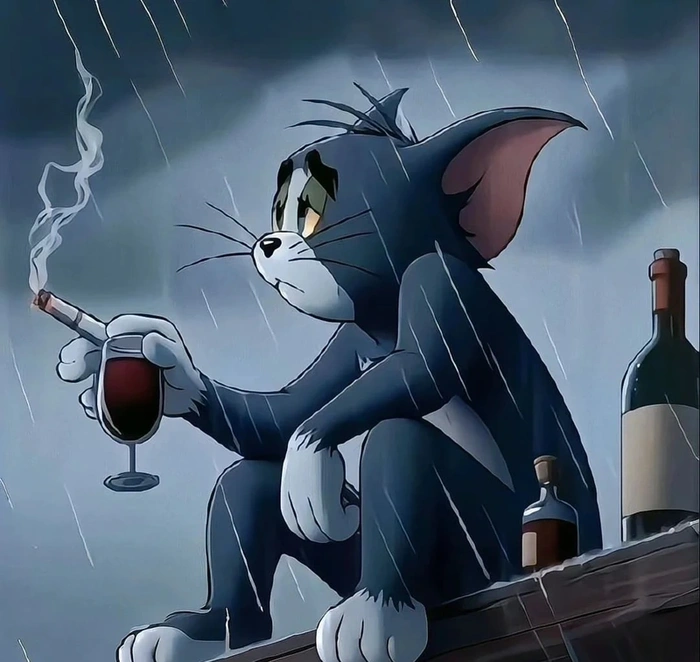 ảnh mưa buồn anime 21