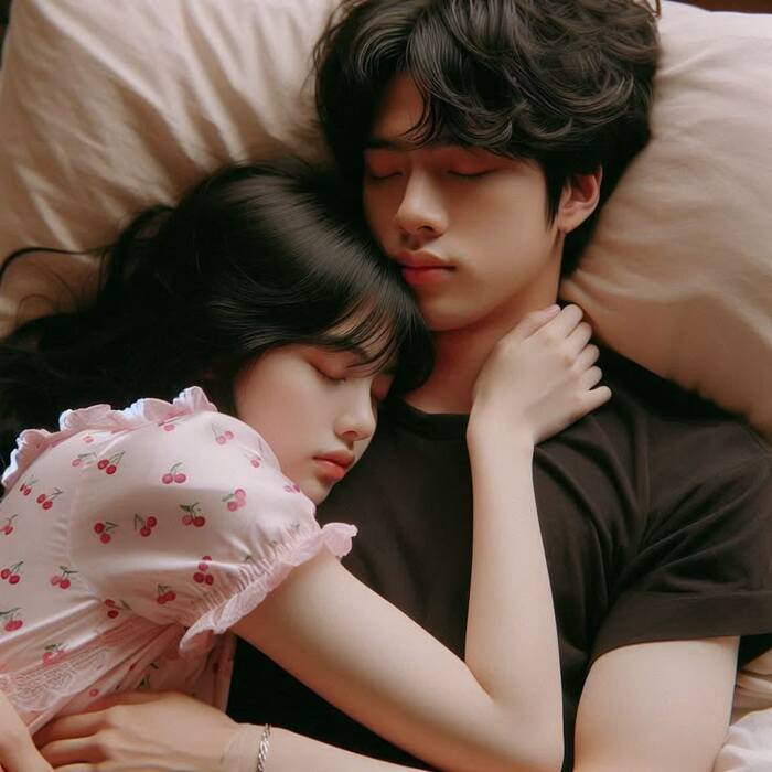 ảnh ôm người yêu ngủ hd full