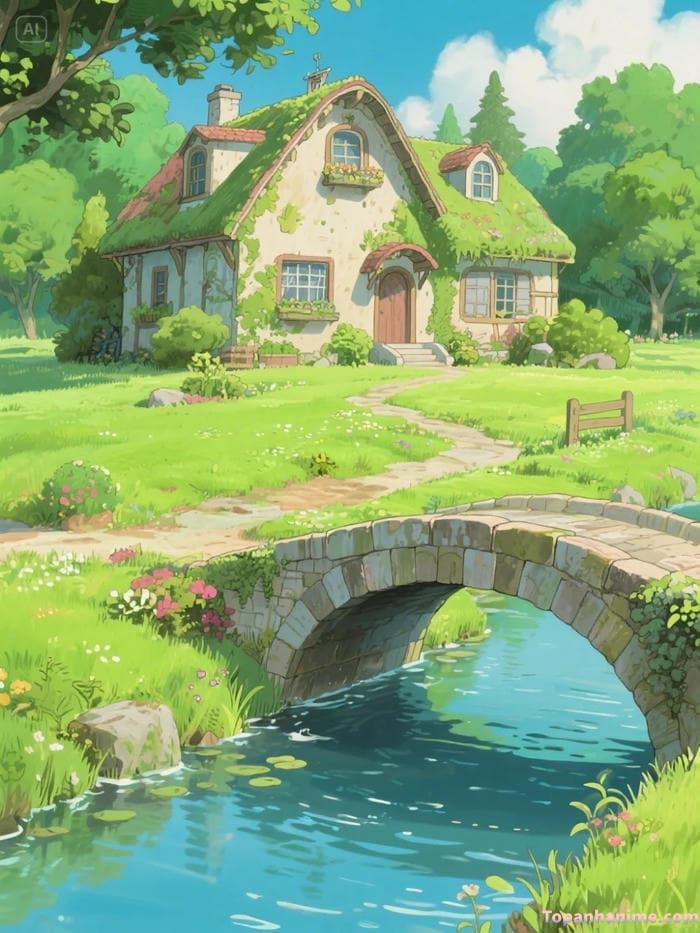 ảnh phong cảnh anime mùa thu