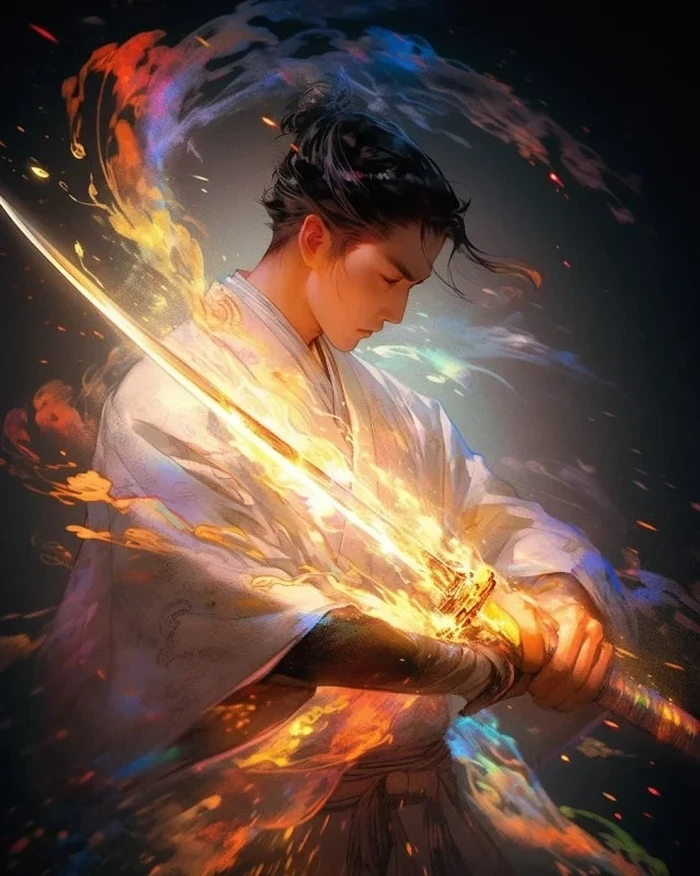 anime cầm kiếm katana